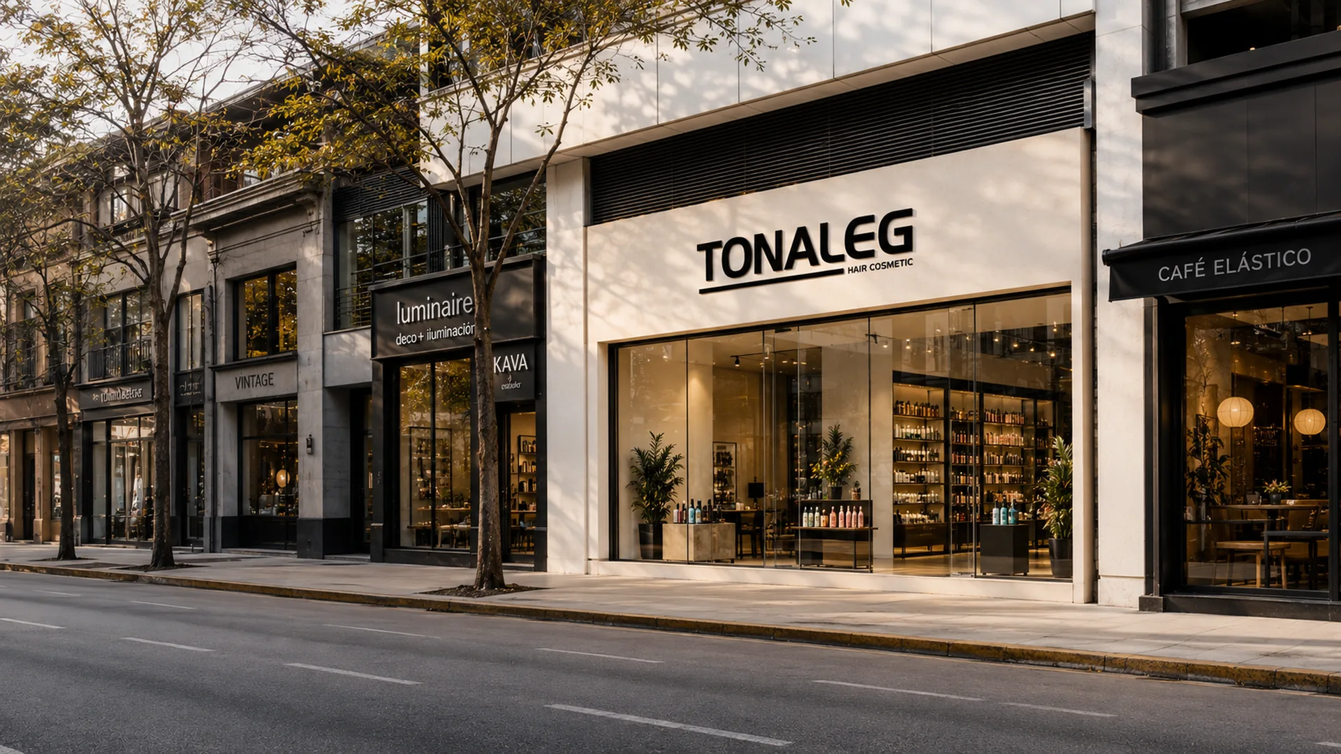 Local de TONALEG Hair Cosmetic en la calle